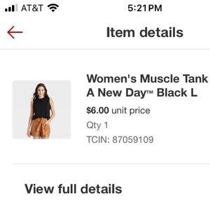 Set of target cropped muscle tees -NWT, comes with 1 white and 1 black